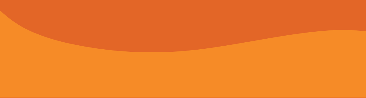 Abstract image with two shades of orange; the top area is a darker orange with a wavy lower edge, while the bottom is a lighter orange, separated by a smooth, curved line.
